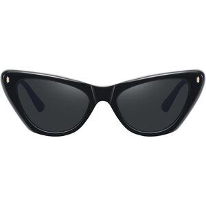 🆕Women Black Trendy Retro Cat Eye Classic Stylish Shades Designer Sunglasses